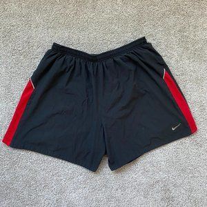 Nike Dri Fit Women's Running / Hiking Shorts With Back Zip Pocket Size L